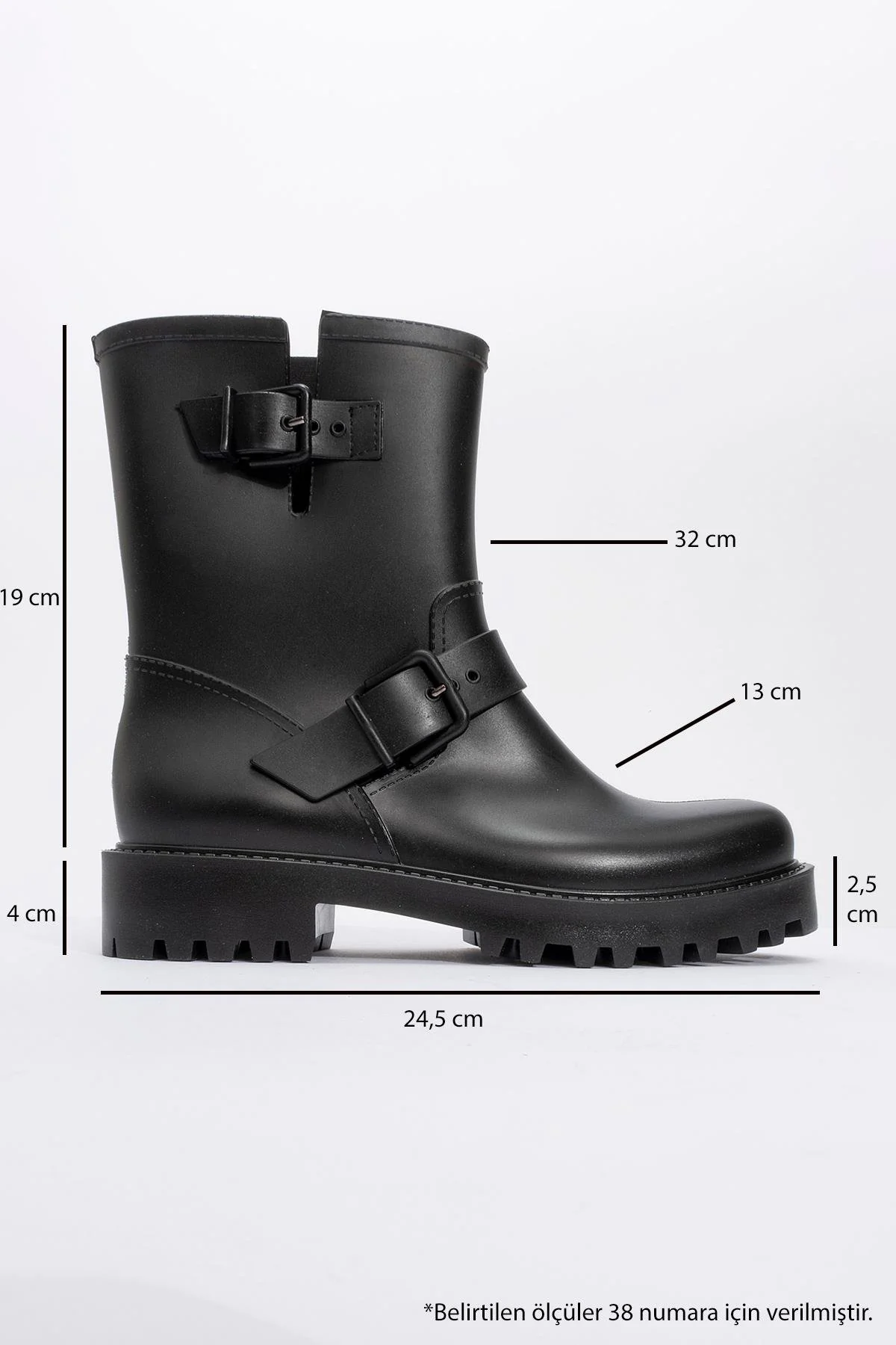 Zone - Black Rain Boot (Women) - Image 4
