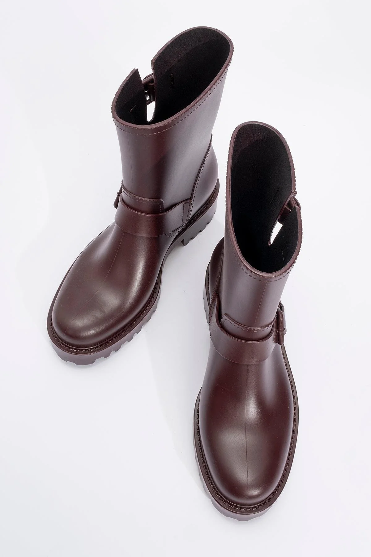 Zone - Burgundy Rain Boot (Women) - Image 2