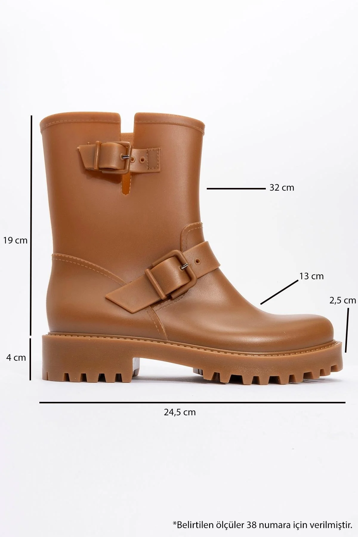 Zone - Cognac Rain Boot (Women) - Image 4